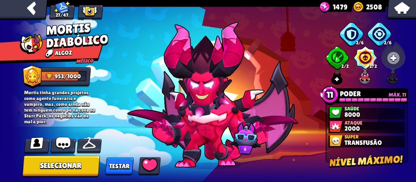 Conta de BRAWL STARS| SKINS DE HIPERCARGA|BRAWLERS LVL MAX| MAIS DE 45K
