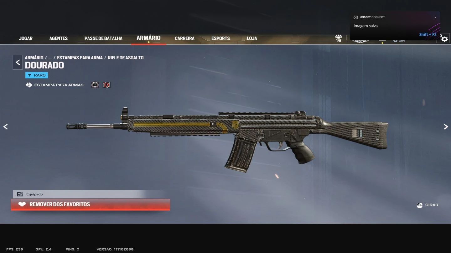 Conta R6 com 03 Champions / 1 Geleira / 05 Corridas / 40 Elites / Faixas Cromo