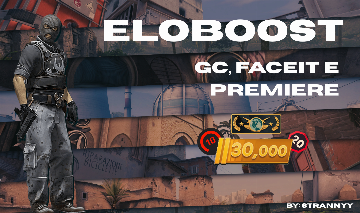 CS2 (PREMIER, FACEIT E GAMERSCLUB) BOOST RANK ELOJOB E DUOBOOST!