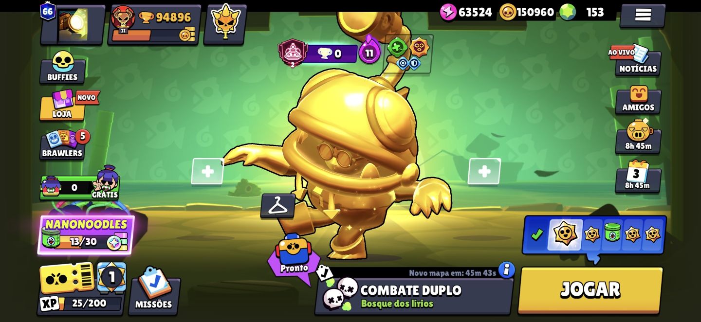 Conta Brawl - 95k - Alien - Totalmente Full - Colecionador (rara)!