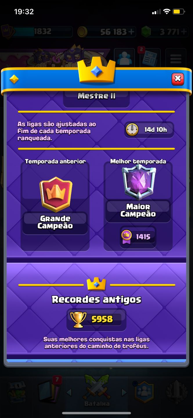 CONTA CLASH ROYALE NÍVEL 16, 3770 gemas