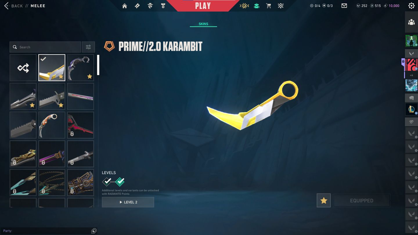 CONTA VALORANT COM VÁRIAS SKINS | FACAS + VANDAL + PHANTOM + SHERIFF
