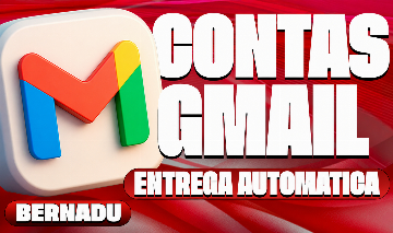 [CONTAS GMAIL] CONTAS NOVAS | ENTREGA AUTOMATICA