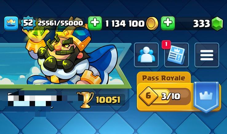 Conta Clash Royale com 10k de troféus