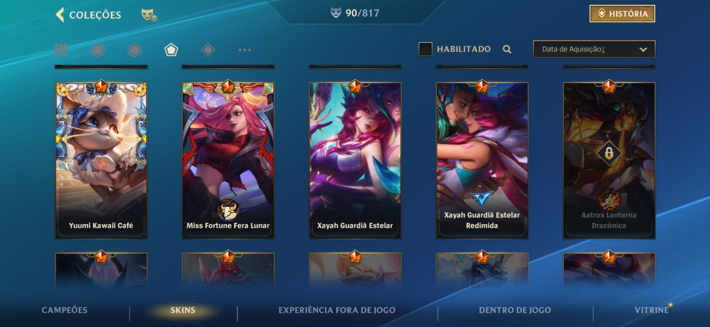 CONTA WILD RIFT -90 SKINS|4 PRESTÍGIO/PRIMOROSA|JARVAN IV MÍTICO | ELITE COLEÇÃO