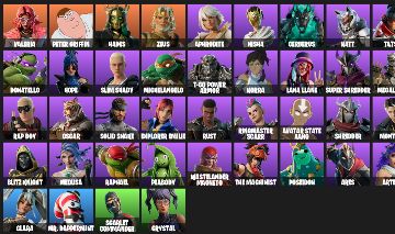Conta Fortnite INSANA 44 Skins | Peter Griffin, Aang, Snake + 10 Pagas