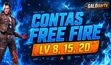 CONTA DE FREEFIRE GUEST LV8,15,20