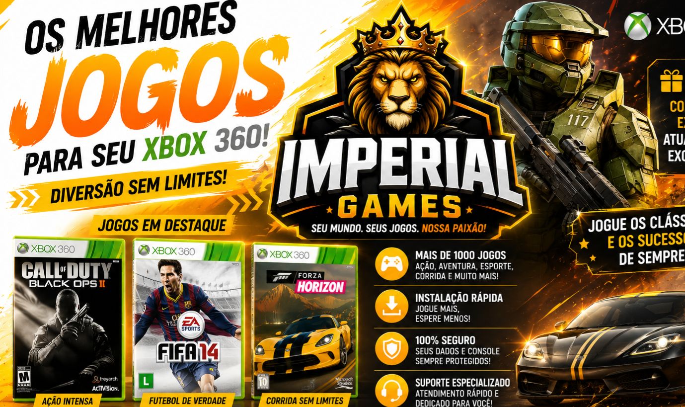 JOGOS PARA XBOX360 EM MIDIA DIGITAL/COMPARTILHADA