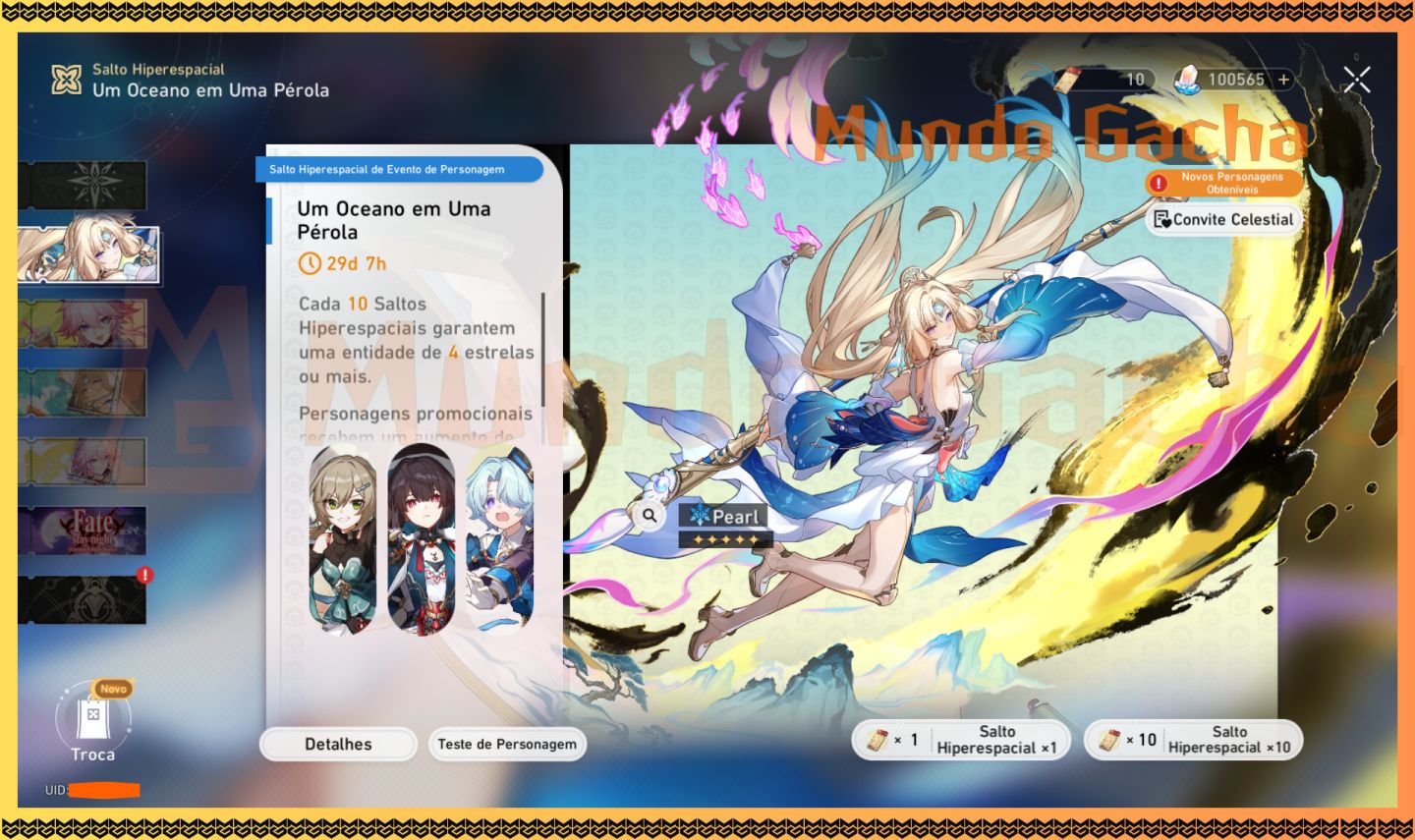 [ HONKAI STAR RAIL ] Contas reroll com Jade Estelar + tiros +++