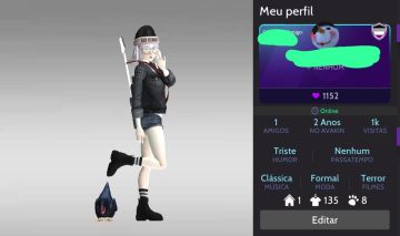 Conta avakin life de 2 anos