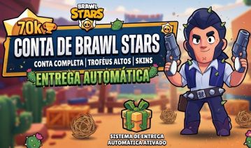 CONTA BRAWL STARS 70K | BUZZILA E LEON PRO PASS! | CATÁLOGO 104/105 | 428 SKINS