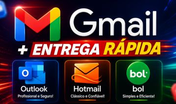 CONTAS GMAIL / GOOGLE ADS / CONTA OUTLOOK/HOTMAIL NOVA+ / BOL