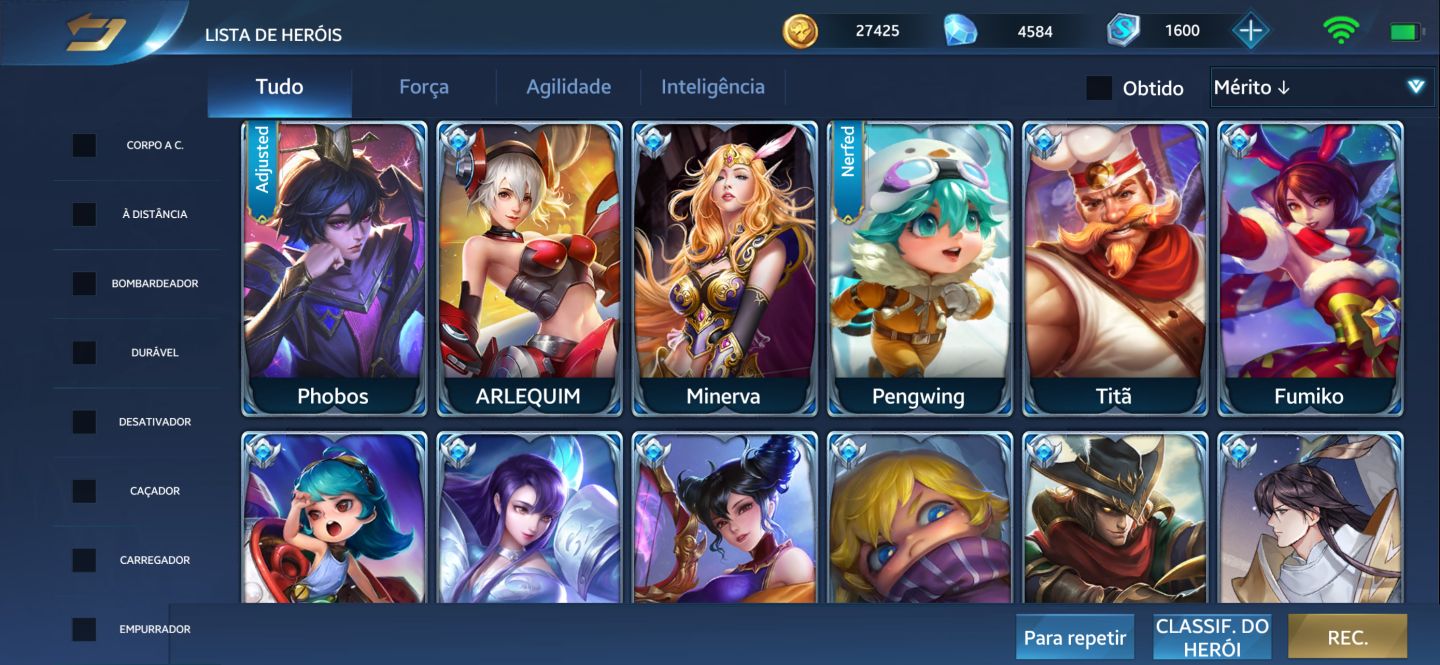CONTA HEROES EVOLVED HIGH-END | LVL 92 | 375 SKINS | 134 HERÓIS | WINRATE ALTO