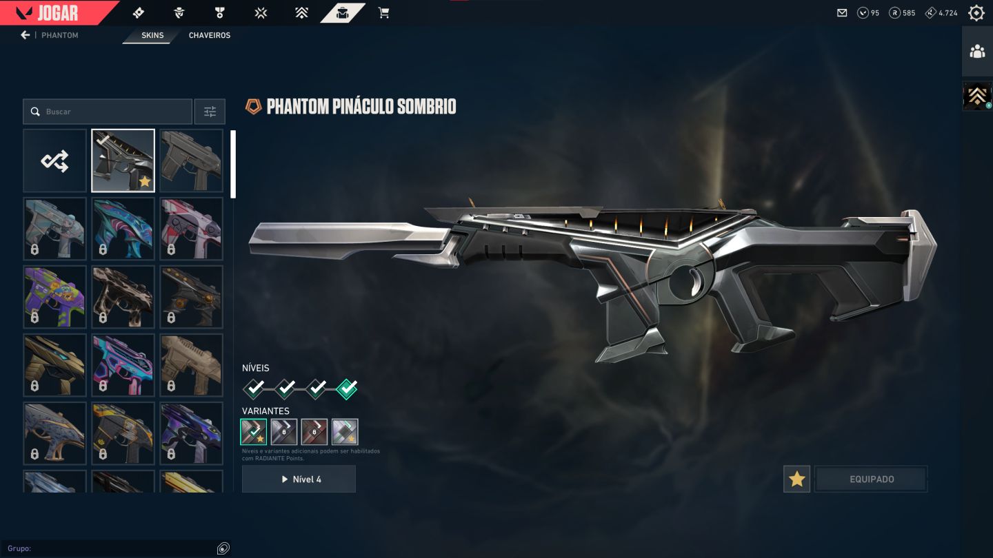 Conta Valorant Tryhard Completa