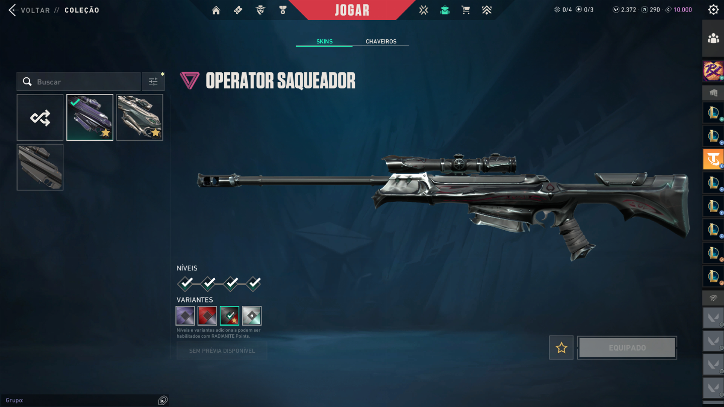 CONTA RIOT EX DESAFIANTE/IMORTAL NO VALORANT
