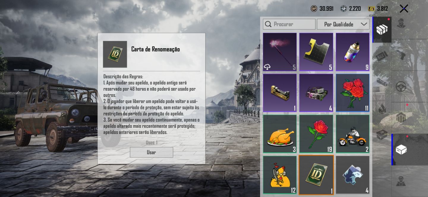 Conta pubg mobile
