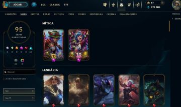 Full Acesso - 95 Skins - Todos Campeões - Level 330 - 271 Mil Essencia Azul