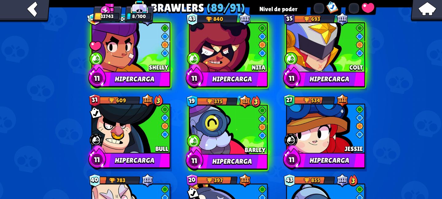 Conta de Brawl stars super gemada