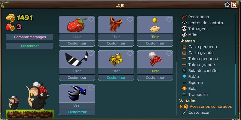 Conta de Transformice de 2025.