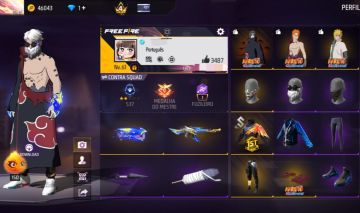 CONTA DE FREE FIRE (FF) ITACHI / PUNHO E MUITO MAIS!!