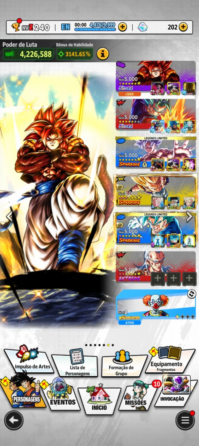 [PROMOÇÃO]Conta Dragon Ball Legends, lvl 250+ campanha completa IOS E ANDROID