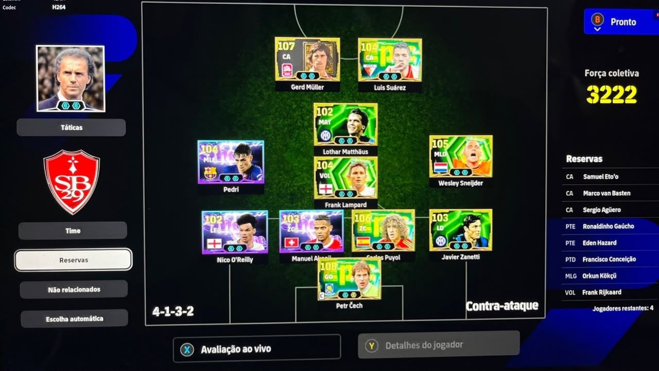 CONTA EFOOTBALL ( STEAM ) PRONTA PARA JOGAR COM OTIMOS JOGADORES