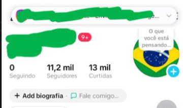 CONTA TIK TOK 11.OOO SEGUIDORES REAIS COM LIVE DISPONÍVEL(GARANTIA+QUALIDADE)
