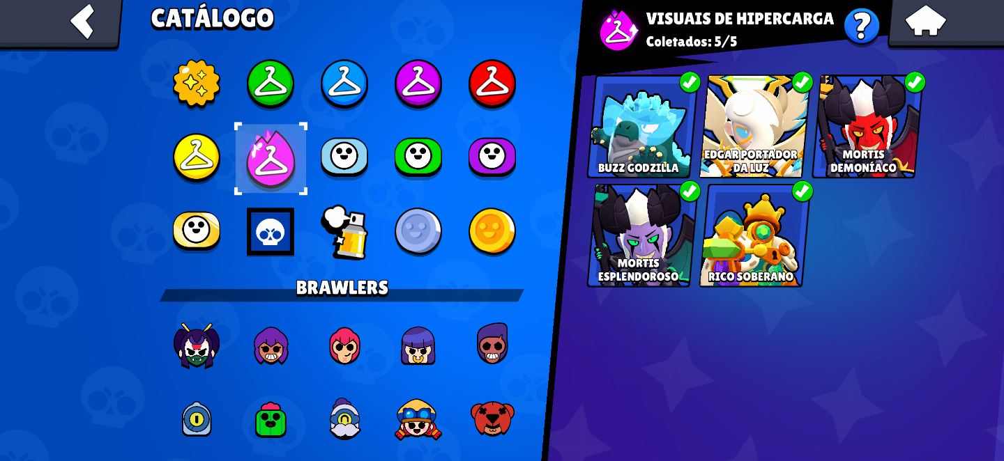 BRAWL STARS - MELHOR CONTA 100K FAMA ALIEN FULL ACESSO ALIENÍGENA PROMOÇÃO