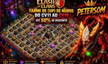 FARM DE RECURSOS E UP DE MUROS | EVOLUA SUAS VILAS MAIS RÁPIDO