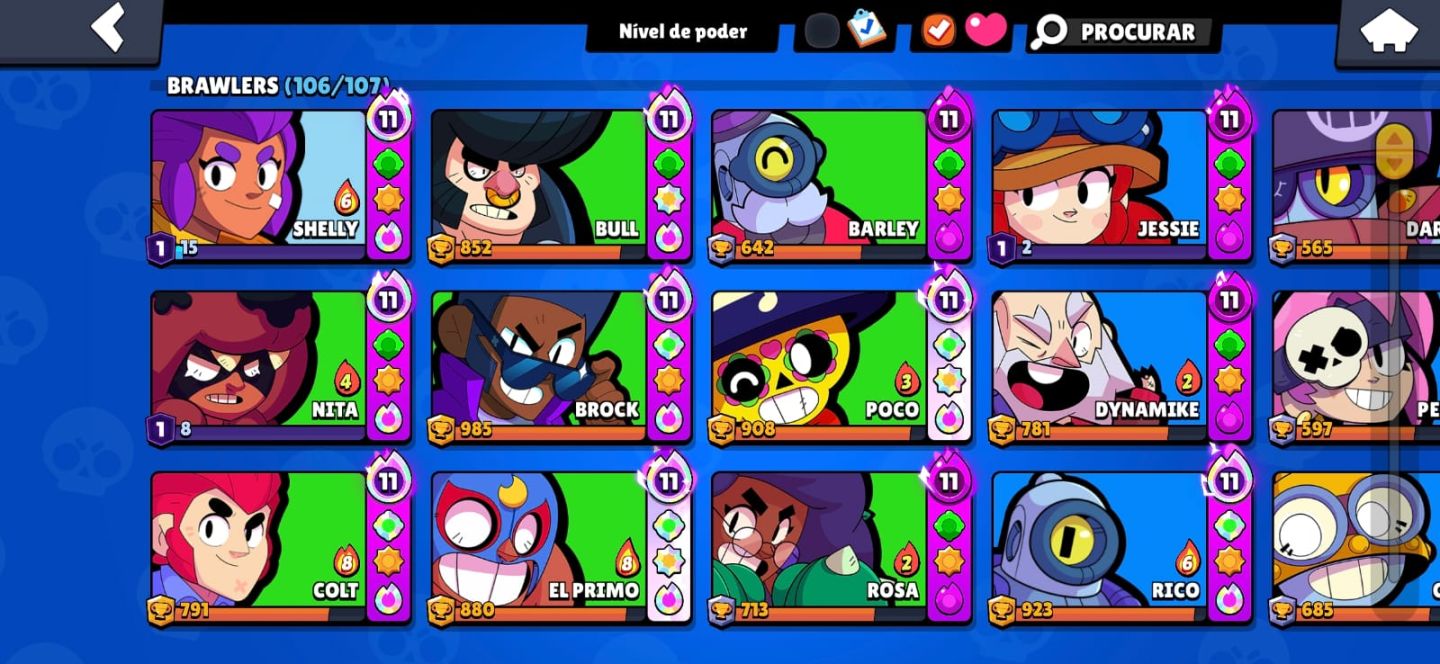 CONTA BRAWL STARS 84K, LENDÁRIA, FAMA METEÓRICA 2 + UMA CONTA CLASH DE BRINDE