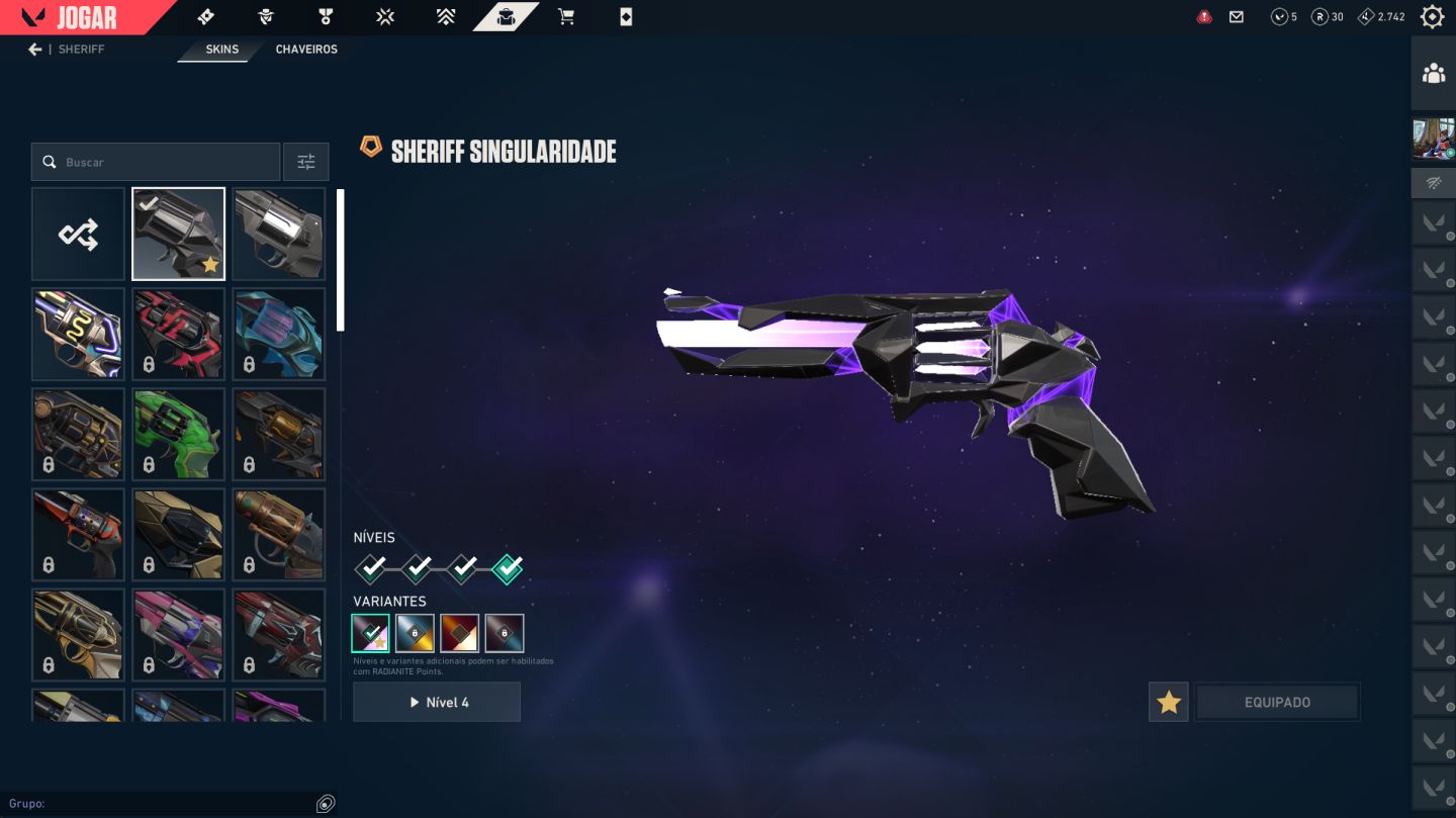 CONTA COM VANDAL SUBLIME + PHANTOM GAIA + SHERIFF SINGULARIDADE + FACA ZEROFANG
