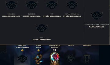 Conta LoL Unranked Lvl 45 | 40 Campeões | 43 skins