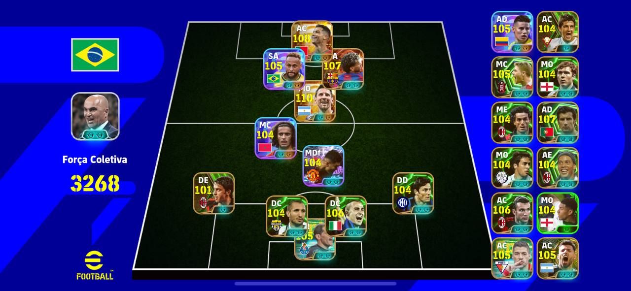 CONTA SEMI-FULL! YAMAL 107 BLITZ + RONALDO 108 + NEY BLITZ + MESSI 110 E++++!