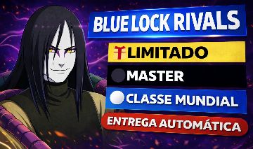 CONTAS BLUE LOCK RIVALS | WORLD CLASS | MASTER | LIMITADO | LVL 10+ |