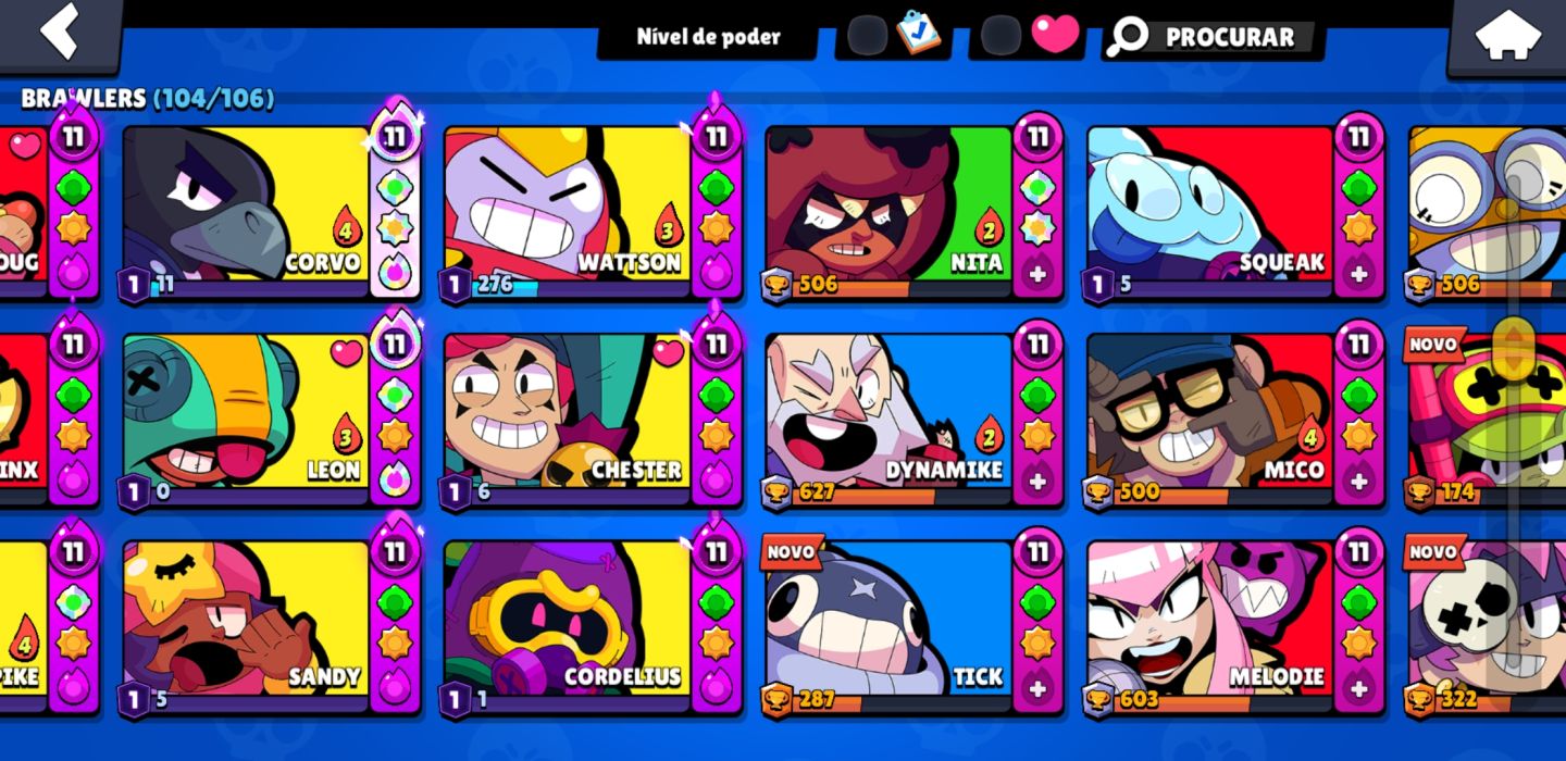 CONTA BRAWL STARS 50K DE TROFÉUS PRA SAIR LOGO