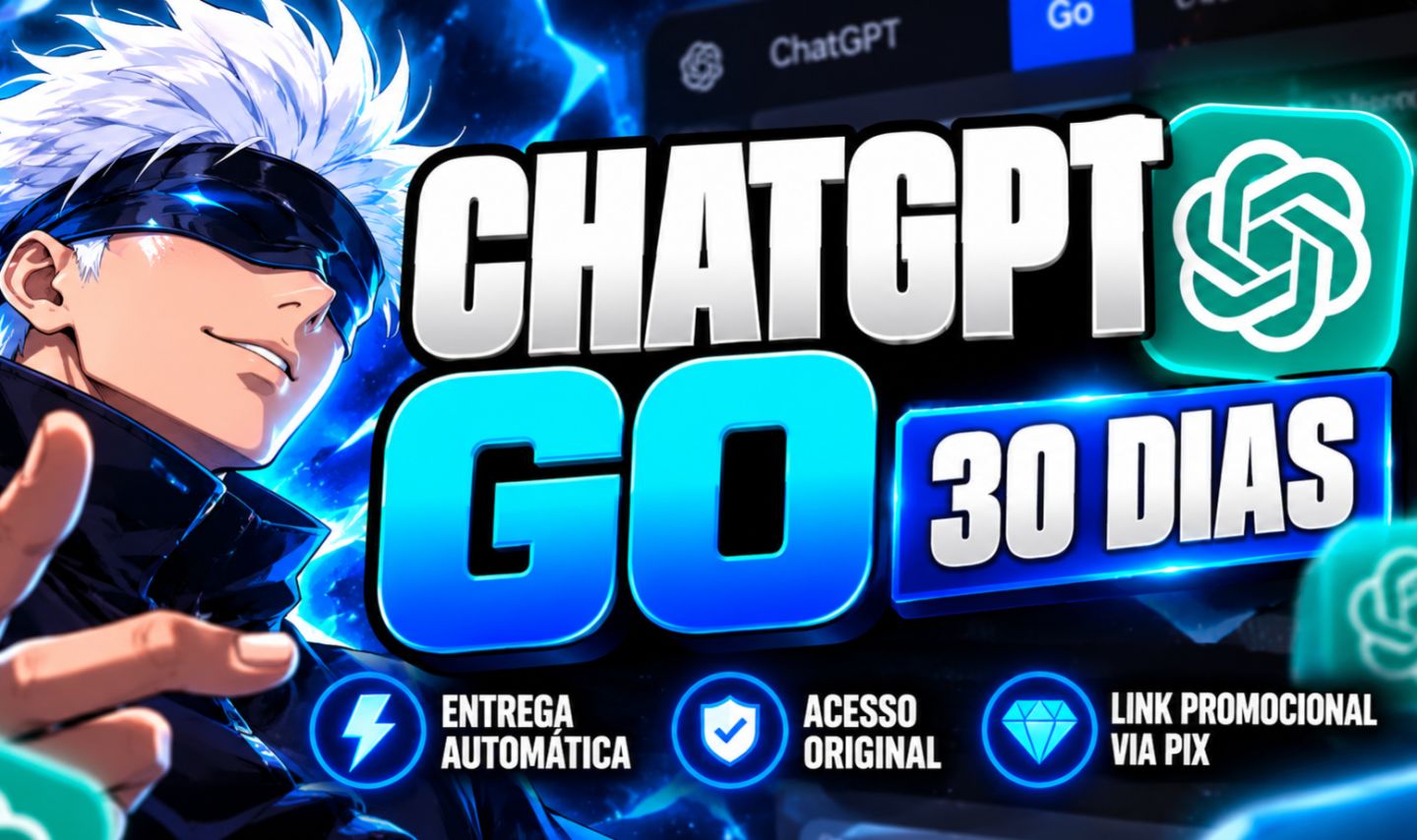 MENOR PREÇO - CHAT GPT PLUS/GO 30 DIAS - ATIVE NA SUA CONTA DO CHATGPT