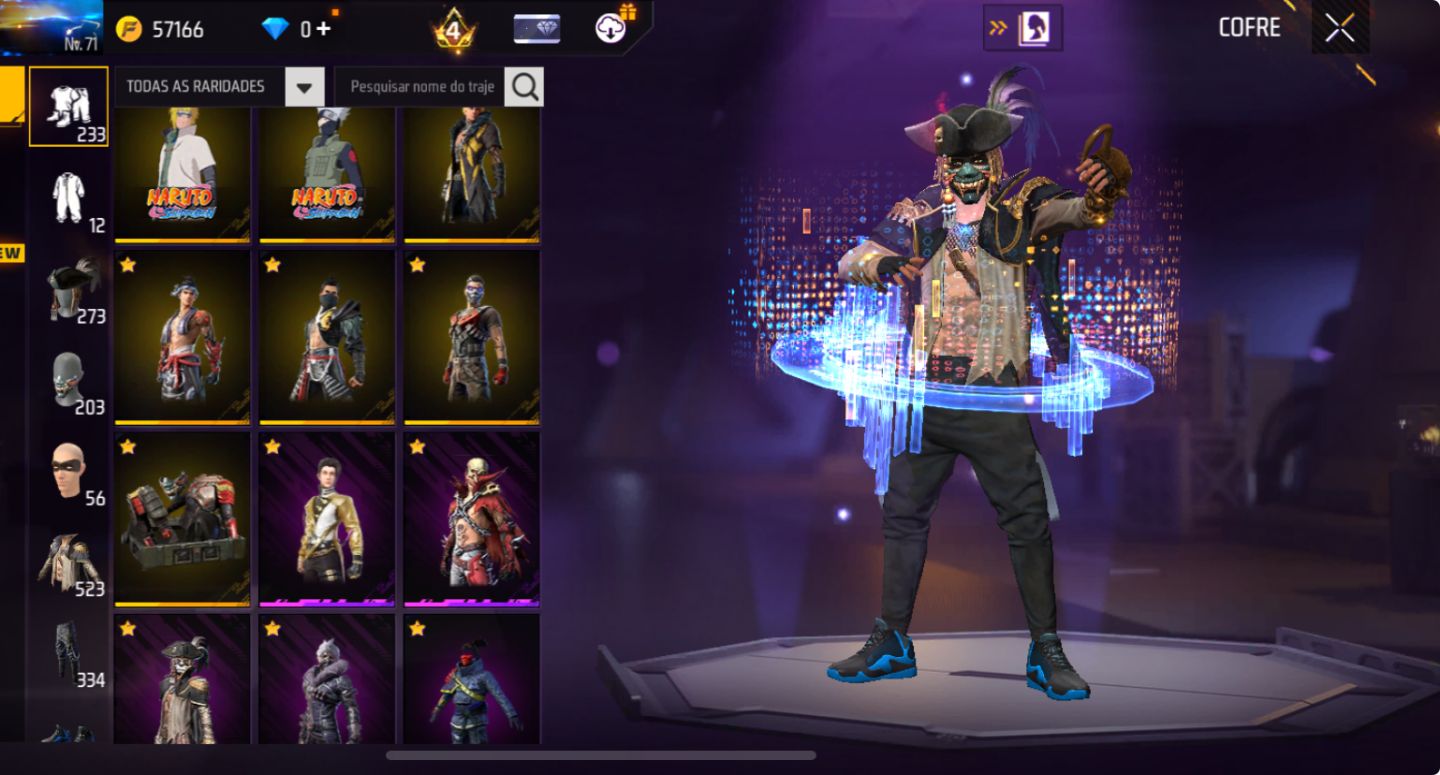 CONTA DE FREE FIRE | SUPER GEMADA, 521 PEITA | FULL ATT, PASSE ANTIGO | PROMOÇÃO