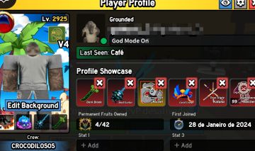 CONTA BLOX FRUITS COM ICE PERM E DARKBLADE LEVEL 2925 [VALOR NEGOCIÁVEL]