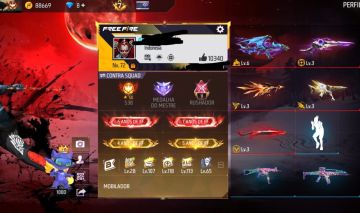 CONTA FREE FIRE LV72