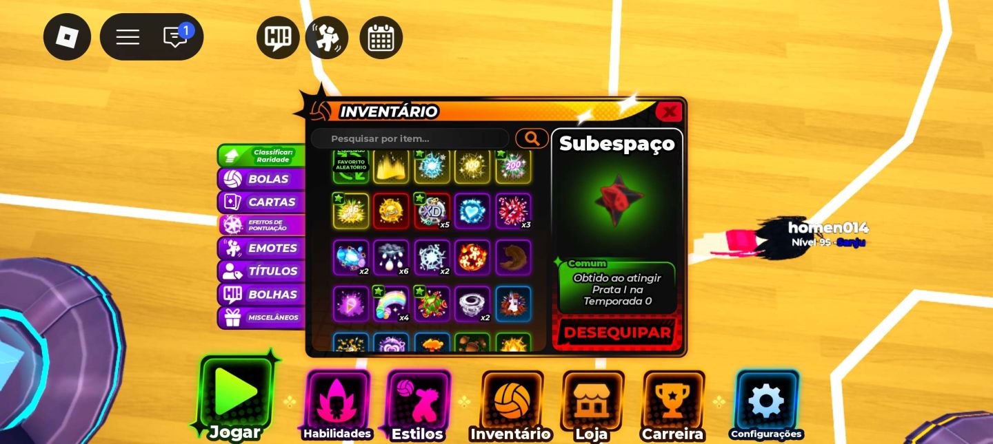 CONTA VOLLEYBALL LEGENDS + BLOX FRUITS | LEIA A LEGENDA