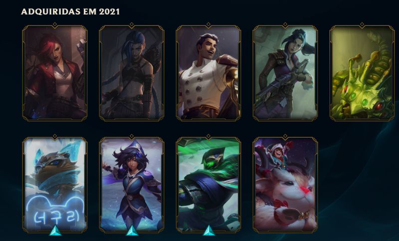 CONTA LoL | 129 SKINS | RIVEN CAMPEONATO 2012 | 22 LEGADAS