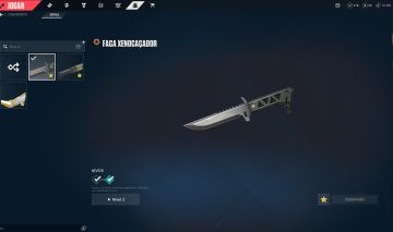 CONTA VALORANT XENOHUNTER + 2 FACAS | 10 VANDAL | 5 PHANTOM | +R$1700 GASTOS