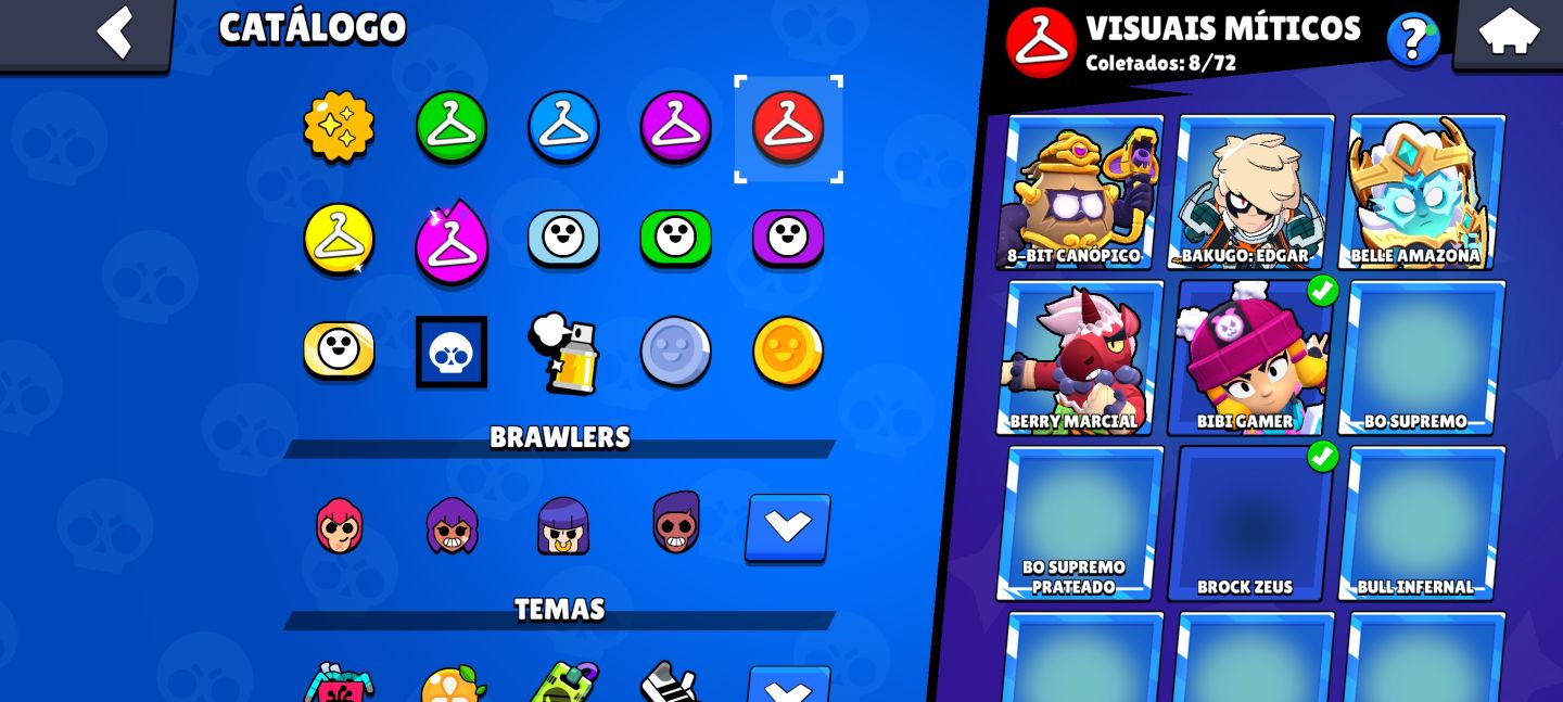 CONTA BRAWSTARS ROUBADA MUITA SKIN!! E CLASH OF CLANS VILA 12