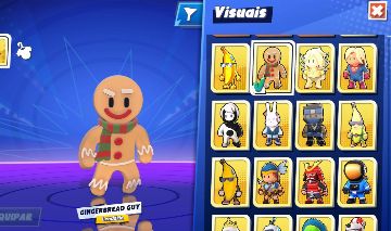 Conta de Stumble Guys com Soco e Rasteira level max!!