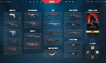 Contas Valorant skins diverças de varias armas, tudo alteravel(email e senha)
