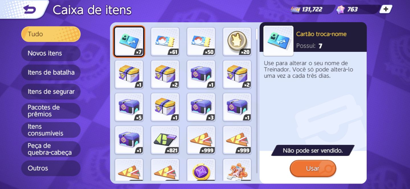 CONTA POKÉMON UNITE 98/99 POKÉMON | 768 GEMAS | MESTRE 9x