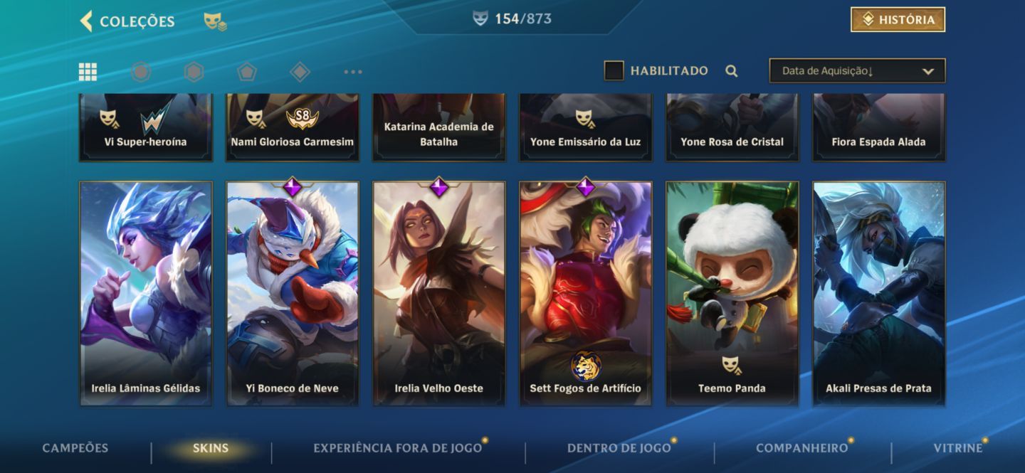 Conta Wild Rift