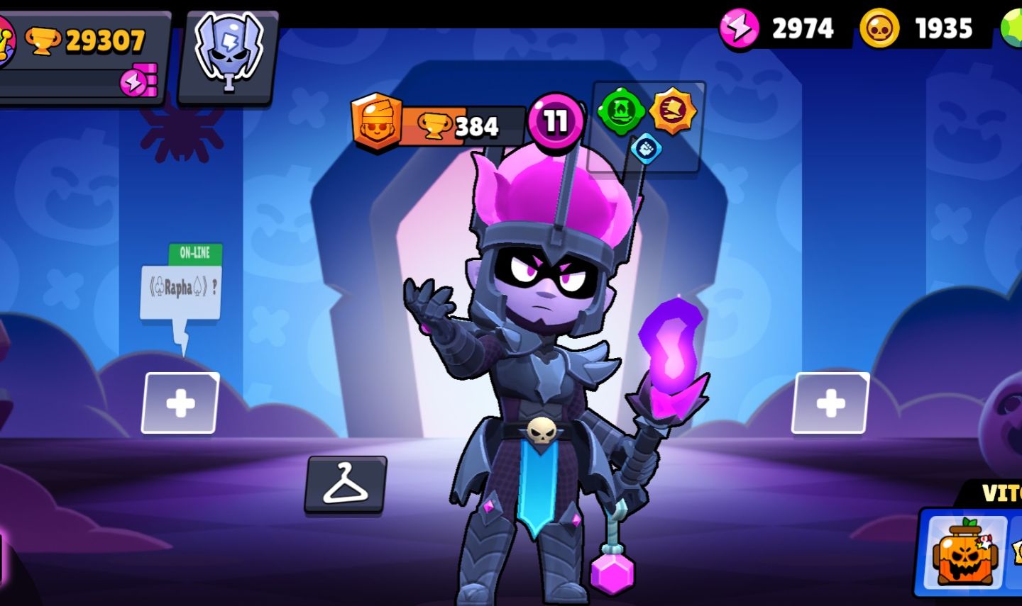 Contas de Brawl Stars Upadíssimas com Vários Troféus e Skins