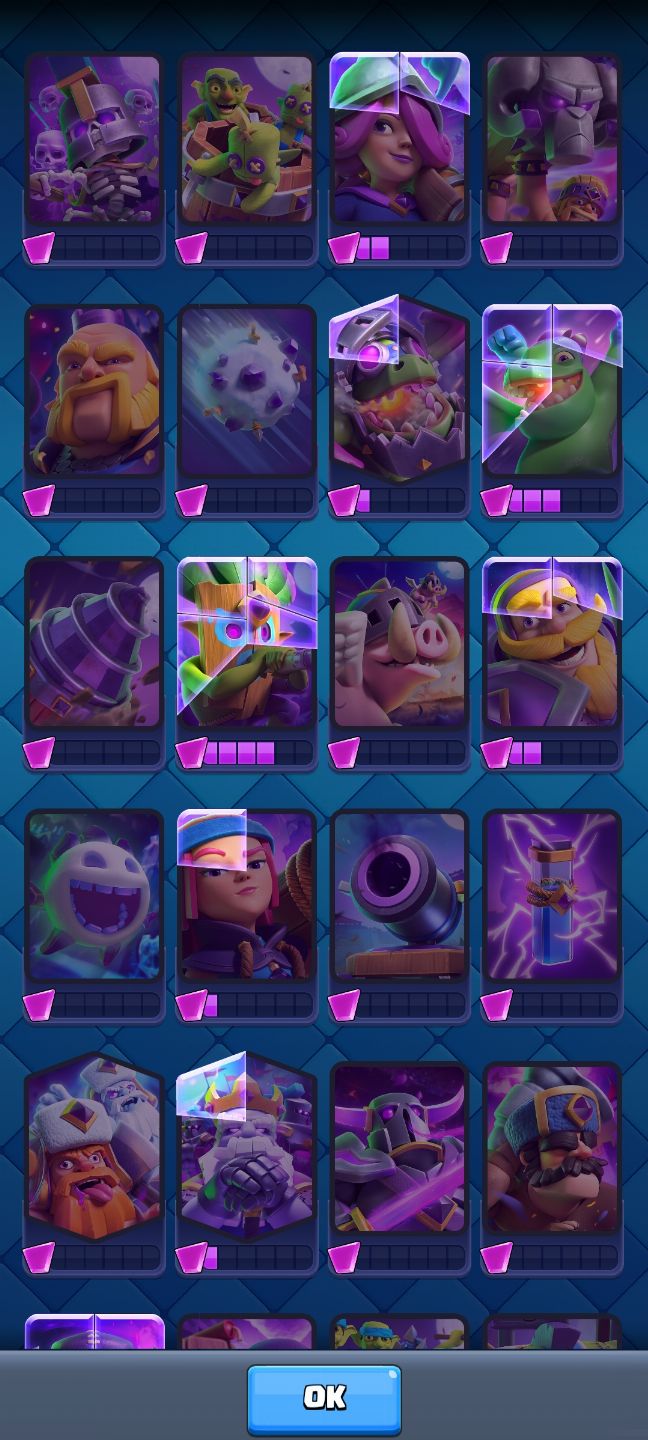 Conta de Clash Royale Upada, com 10K de troféus e com muitas evoluções