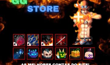 GG STORE | CONTAS COM: LVL MAX | CDK | FRUTAS MÍTICAS | RAÇA V4 | E MUITO MAIS!